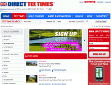 Tablet Screenshot of direct-teetimes.co.uk